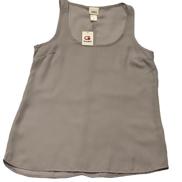 Daytrip Grey Chiffon Tank Top - Picture 9 of 10